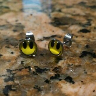 smiley earrings