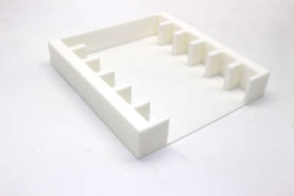 White NES Holder for Video Game Cartridge Display Stand Rack Organizer