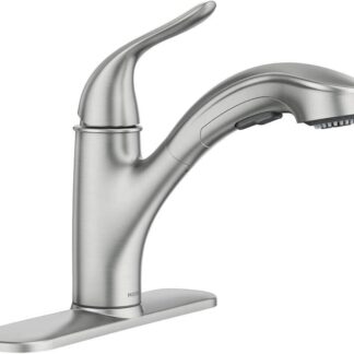 Brecklyn Spot Resist Stainless One-Handle Kitchen Faucet Moen 87557SRS